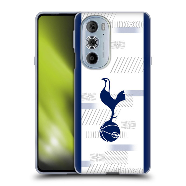 Tottenham Hotspur F.C. 2023/24 Badge Home Kit Soft Gel Case for Motorola Edge X30