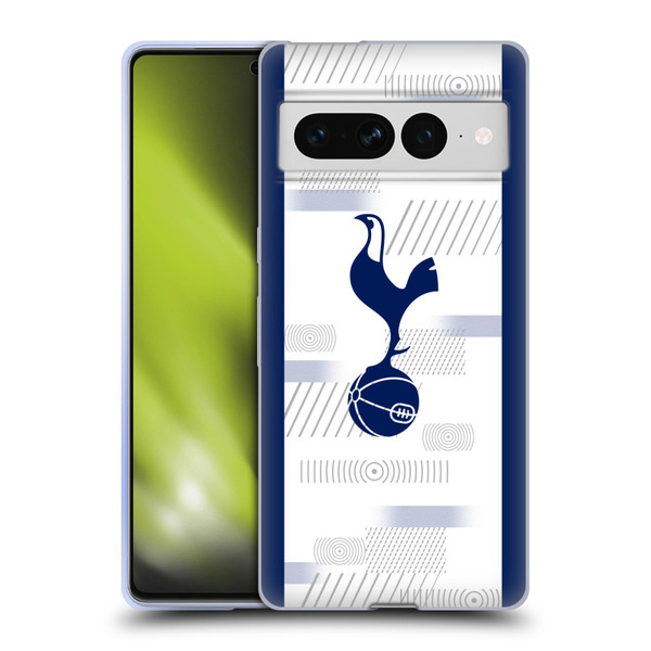 Tottenham Hotspur F.C. 2023/24 Badge Home Kit Soft Gel Case for Google Pixel 7 Pro