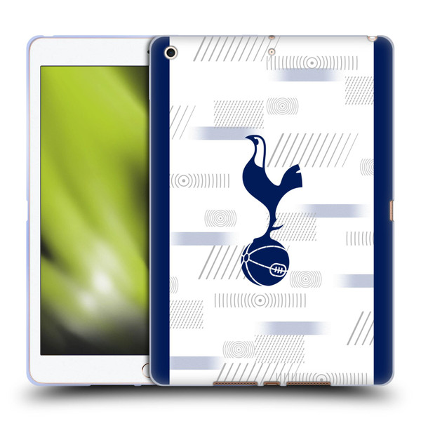 Tottenham Hotspur F.C. 2023/24 Badge Home Kit Soft Gel Case for Apple iPad 10.2 2019/2020/2021