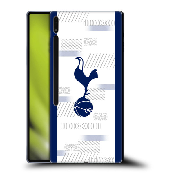 Tottenham Hotspur F.C. 2023/24 Badge Home Kit Soft Gel Case for Samsung Galaxy Tab S8 Ultra
