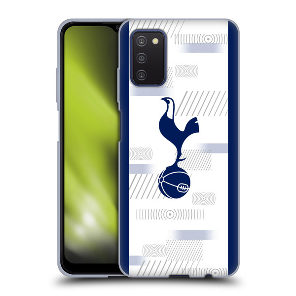 Tottenham Hotspur F.C. 2023/24 Badge Home Kit Soft Gel Case for Samsung Galaxy A03s (2021)