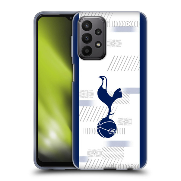 Tottenham Hotspur F.C. 2023/24 Badge Home Kit Soft Gel Case for Samsung Galaxy A23 / 5G (2022)