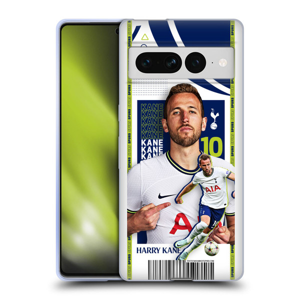 Tottenham Hotspur F.C. 2022/23 First Team Harry Kane Soft Gel Case for Google Pixel 7 Pro