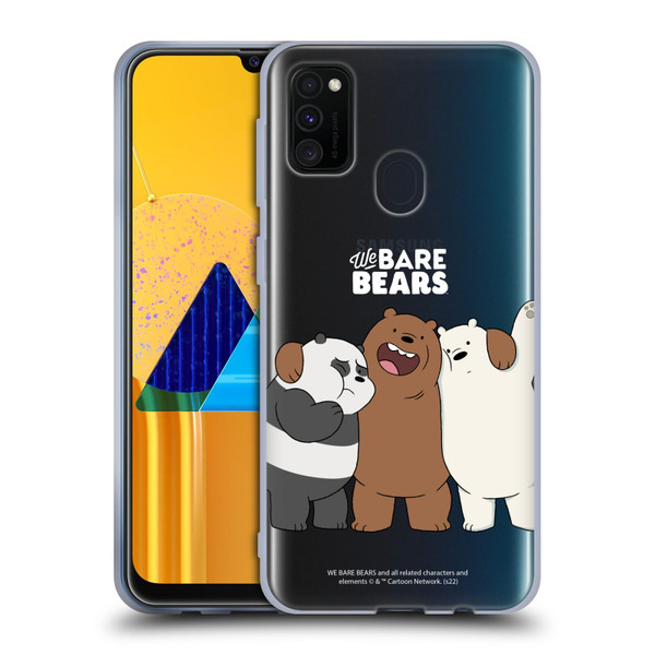 We Bare Bears Character Art Group 1 Soft Gel Case for Samsung Galaxy M30s (2019)/M21 (2020)