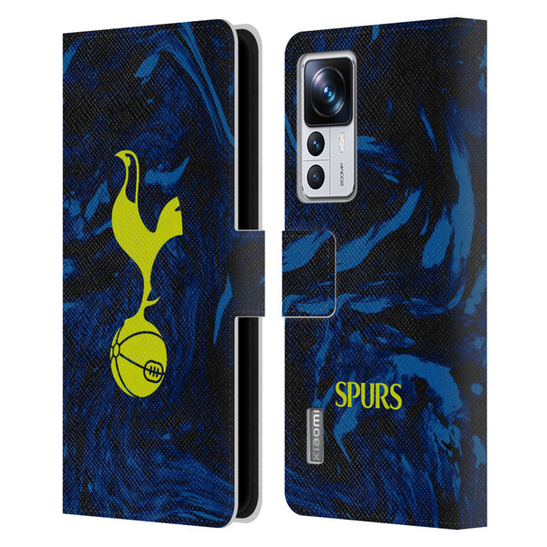 Tottenham Hotspur F.C. 2021/22 Badge Kit Away Leather Book Wallet Case Cover For Xiaomi 12T Pro