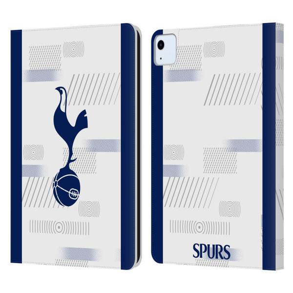 Tottenham Hotspur F.C. 2023/24 Badge Home Kit Leather Book Wallet Case Cover For Apple iPad Air 2020 / 2022
