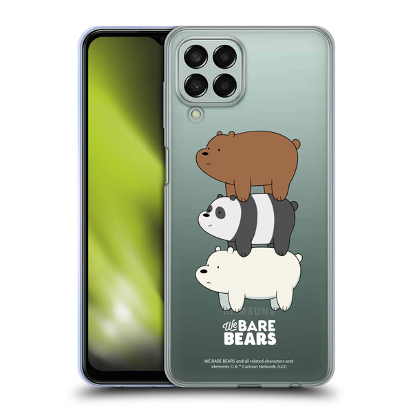 We Bare Bears Character Art Group 3 Soft Gel Case for Samsung Galaxy M33 (2022)