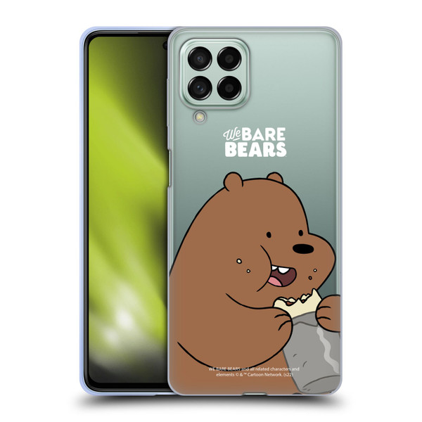 We Bare Bears Character Art Grizzly Soft Gel Case for Samsung Galaxy M53 (2022)