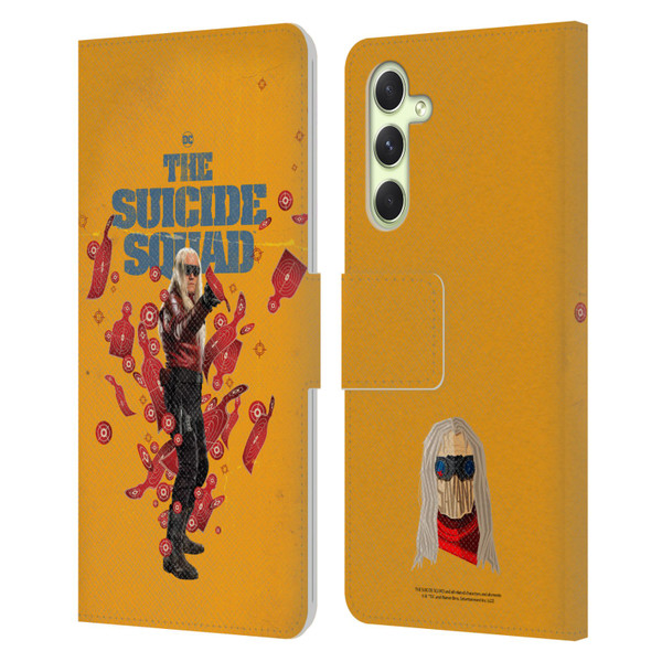 The Suicide Squad 2021 Character Poster Savant Leather Book Wallet Case Cover For Samsung Galaxy A54 5G