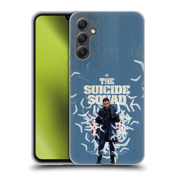 The Suicide Squad 2021 Character Poster Captain Boomerang Soft Gel Case for Samsung Galaxy A34 5G