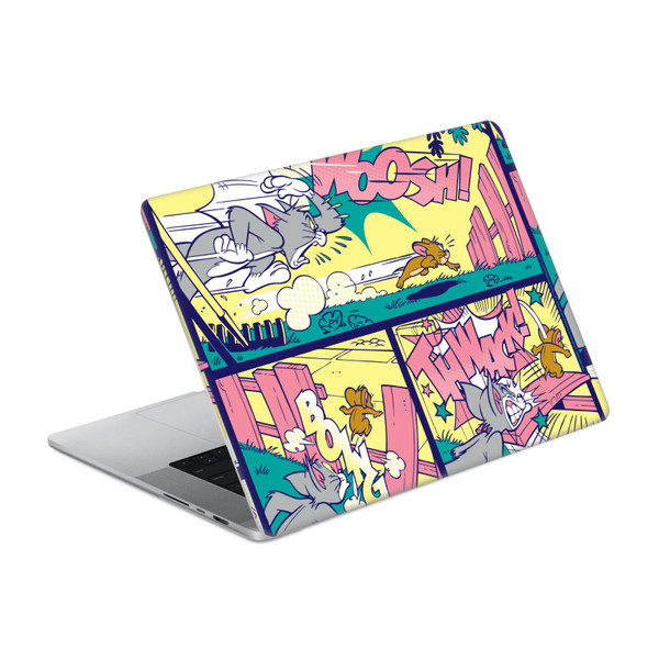 Tom and Jerry Graphics Outdoor Chase Comic Vinyl Sticker Skin Decal Cover for Apple MacBook Pro 14" A2442