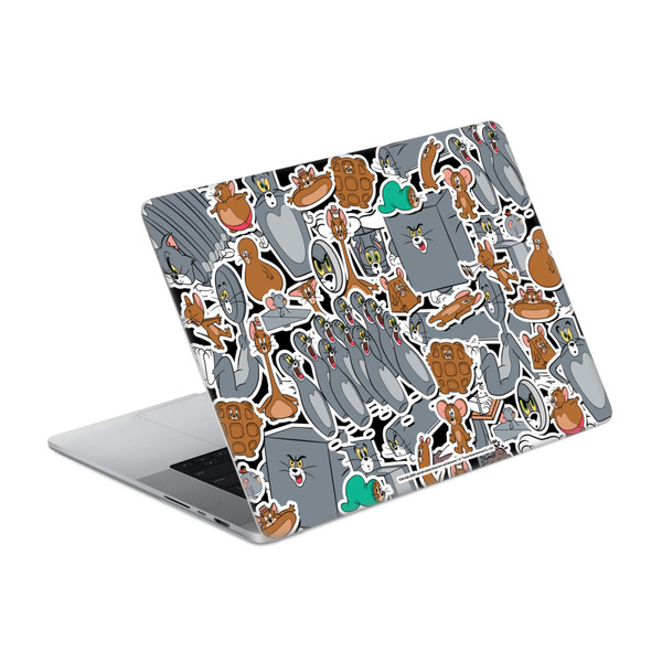 Tom and Jerry Graphics Funny Art Sticker Collage Vinyl Sticker Skin Decal Cover for Apple MacBook Pro 16" A2485