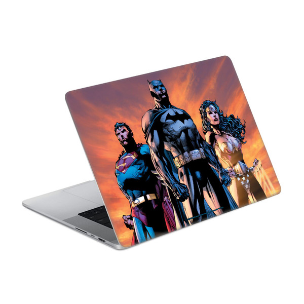 Justice League DC Comics Comic Book Covers Icons Trinity Vinyl Sticker Skin Decal Cover for Apple MacBook Pro 16" A2485