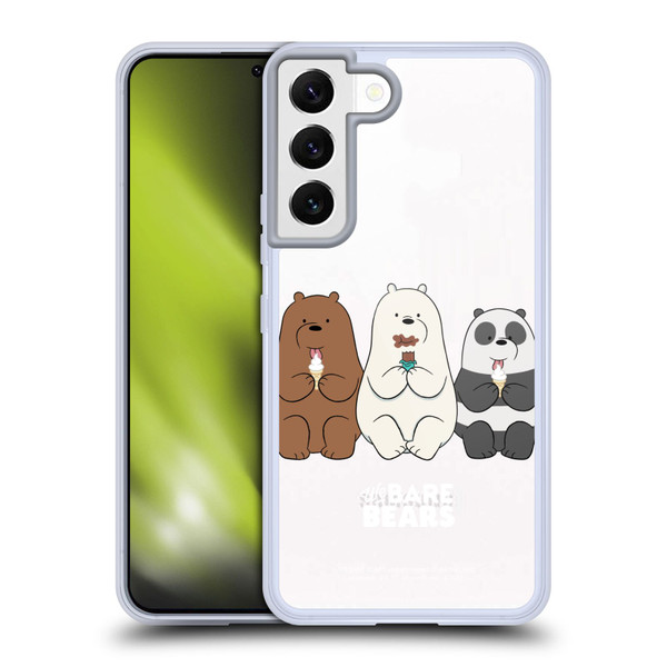 We Bare Bears Character Art Group 2 Soft Gel Case for Samsung Galaxy S22 5G