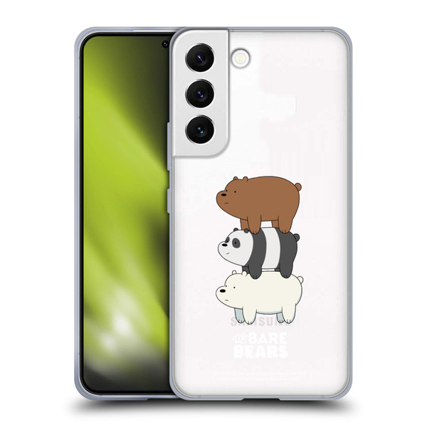 We Bare Bears Character Art Group 3 Soft Gel Case for Samsung Galaxy S22 5G