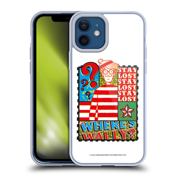 Where's Wally? Graphics Stay Lost Soft Gel Case for Apple iPhone 12 / iPhone 12 Pro