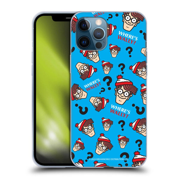 Where's Wally? Graphics Head Pattern Soft Gel Case for Apple iPhone 12 Pro Max