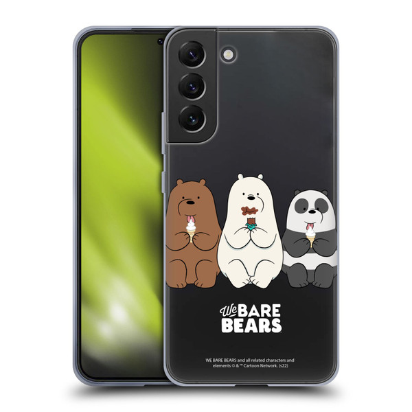 We Bare Bears Character Art Group 2 Soft Gel Case for Samsung Galaxy S22+ 5G