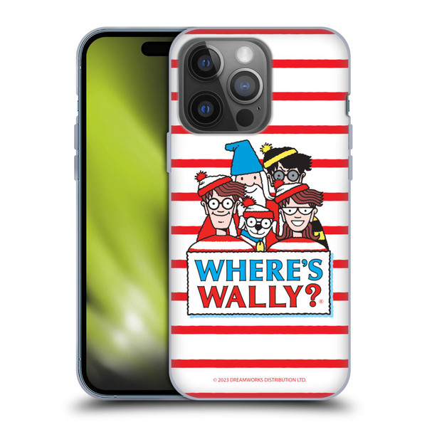 Where's Wally? Graphics Characters Soft Gel Case for Apple iPhone 14 Pro