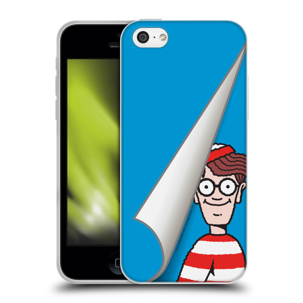 Where's Wally? Graphics Peek Soft Gel Case for Apple iPhone 5c