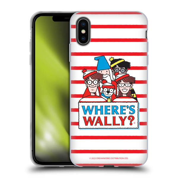 Where's Wally? Graphics Characters Soft Gel Case for Apple iPhone XS Max