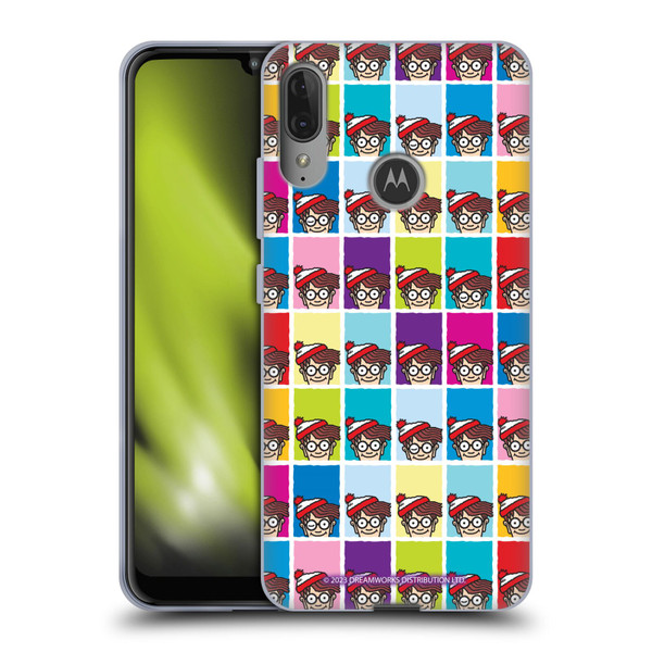 Where's Wally? Graphics Portrait Pattern Soft Gel Case for Motorola Moto E6 Plus