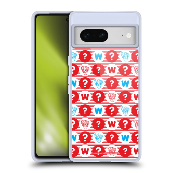 Where's Wally? Graphics Circle Soft Gel Case for Google Pixel 7