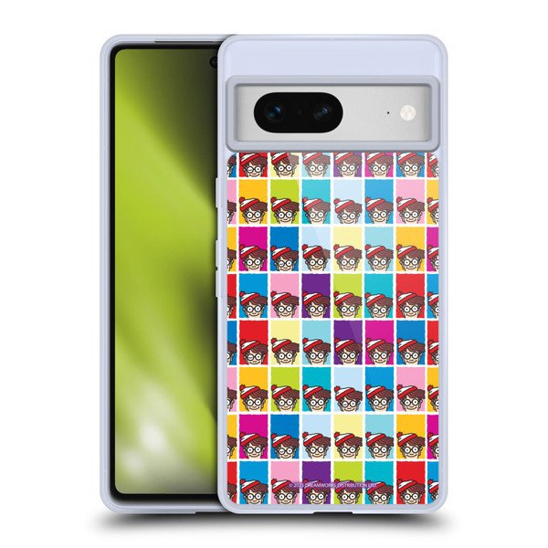 Where's Wally? Graphics Portrait Pattern Soft Gel Case for Google Pixel 7