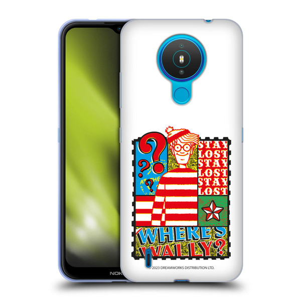 Where's Wally? Graphics Stay Lost Soft Gel Case for Nokia 1.4
