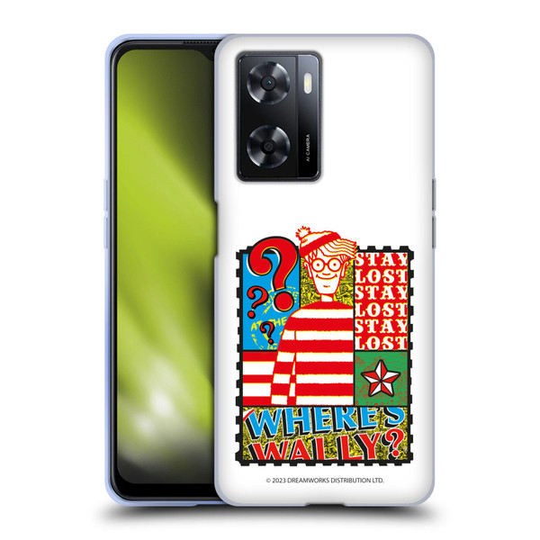 Where's Wally? Graphics Stay Lost Soft Gel Case for OPPO A57s