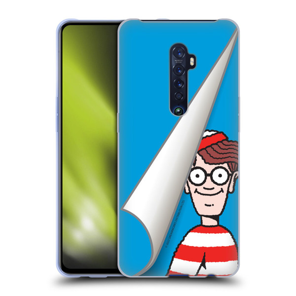 Where's Wally? Graphics Peek Soft Gel Case for OPPO Reno 2