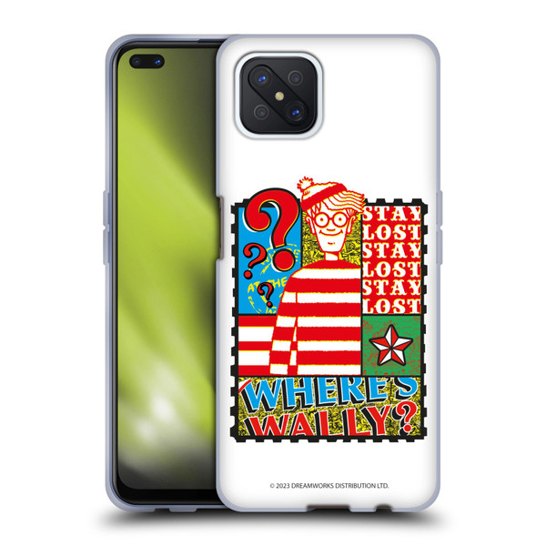 Where's Wally? Graphics Stay Lost Soft Gel Case for OPPO Reno4 Z 5G