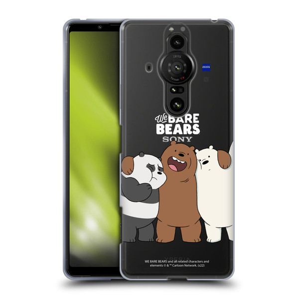 We Bare Bears Character Art Group 1 Soft Gel Case for Sony Xperia Pro-I