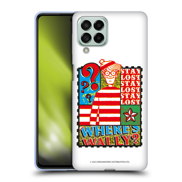 Where's Wally? Graphics Stay Lost Soft Gel Case for Samsung Galaxy M53 (2022)