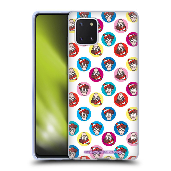 Where's Wally? Graphics Face Pattern Soft Gel Case for Samsung Galaxy Note10 Lite