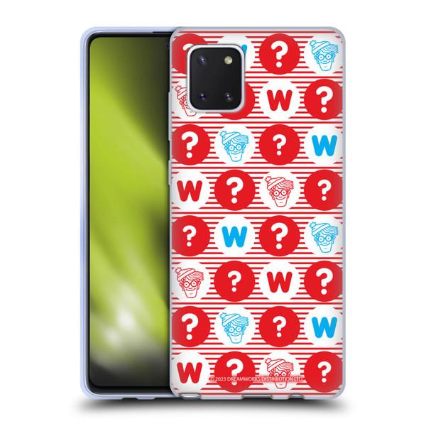 Where's Wally? Graphics Circle Soft Gel Case for Samsung Galaxy Note10 Lite