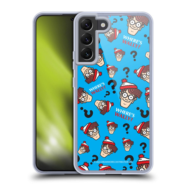 Where's Wally? Graphics Head Pattern Soft Gel Case for Samsung Galaxy S22+ 5G