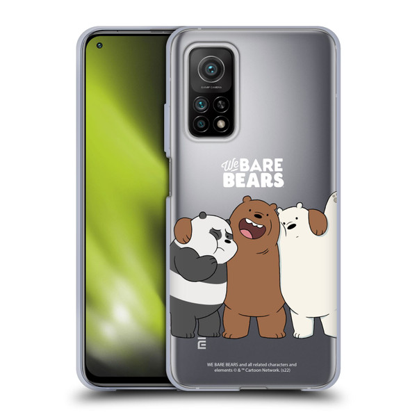 We Bare Bears Character Art Group 1 Soft Gel Case for Xiaomi Mi 10T 5G