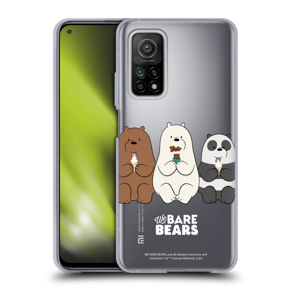 We Bare Bears Character Art Group 2 Soft Gel Case for Xiaomi Mi 10T 5G
