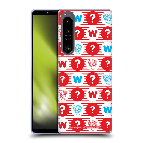 Where's Wally? Graphics Circle Soft Gel Case for Sony Xperia 1 IV