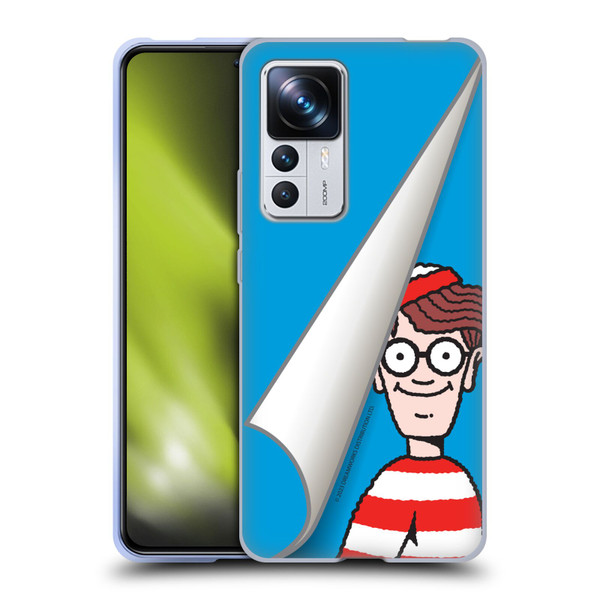Where's Wally? Graphics Peek Soft Gel Case for Xiaomi 12T Pro
