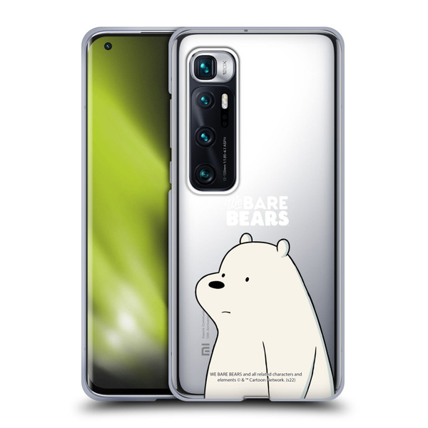 We Bare Bears Character Art Ice Bear Soft Gel Case for Xiaomi Mi 10 Ultra 5G
