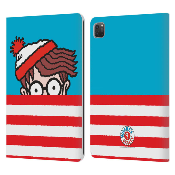 Where's Wally? Graphics Half Face Leather Book Wallet Case Cover For Apple iPad Pro 11 2020 / 2021 / 2022