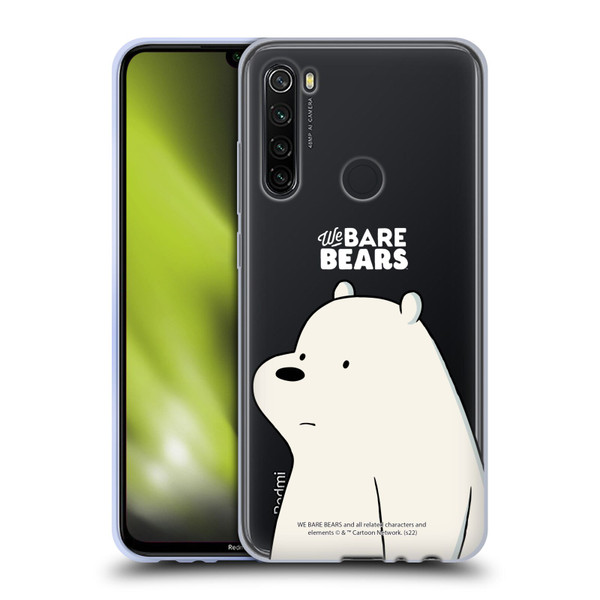 We Bare Bears Character Art Ice Bear Soft Gel Case for Xiaomi Redmi Note 8T