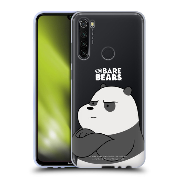 We Bare Bears Character Art Panda Soft Gel Case for Xiaomi Redmi Note 8T