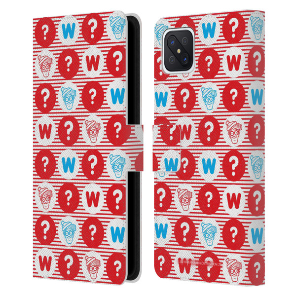 Where's Wally? Graphics Circle Leather Book Wallet Case Cover For OPPO Reno4 Z 5G