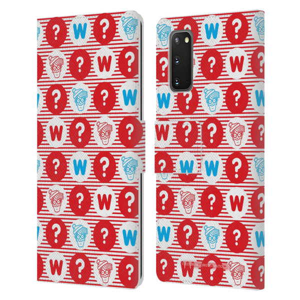 Where's Wally? Graphics Circle Leather Book Wallet Case Cover For Samsung Galaxy S20 / S20 5G