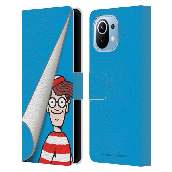 Where's Wally? Graphics Peek Leather Book Wallet Case Cover For Xiaomi Mi 11