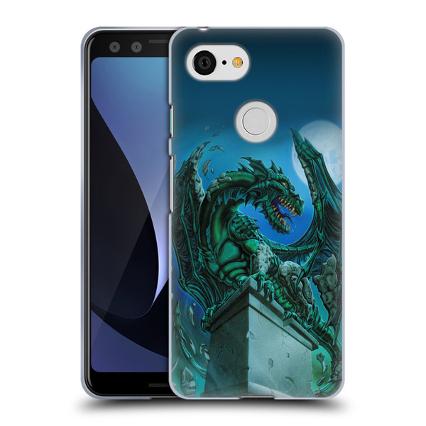 Ed Beard Jr Dragons The Awakening Soft Gel Case for Google Pixel 3