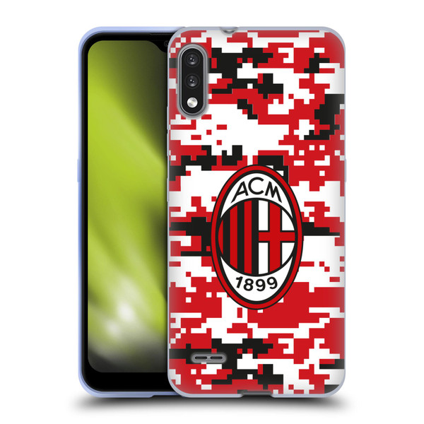AC Milan Crest Patterns Digital Camouflage Soft Gel Case for LG K22